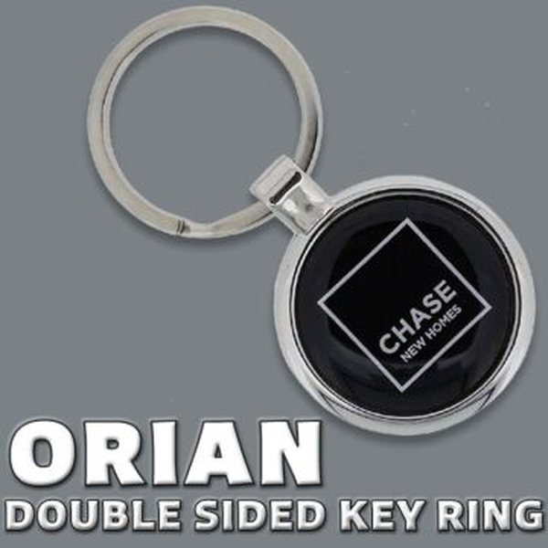 Custom domed keyring
