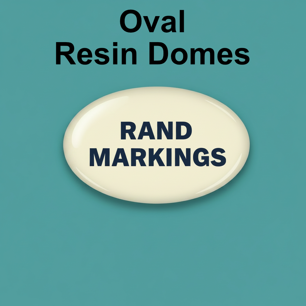 Oval Domed Resin