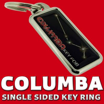 Columba Metal Keyring