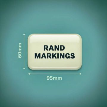 Rectangle Domed Resin - 60mm Height