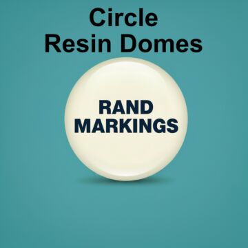 Circle Domed Resin Stickers
