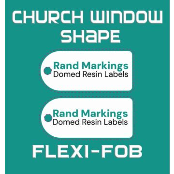 Church Window Flexi-Fob Keyring