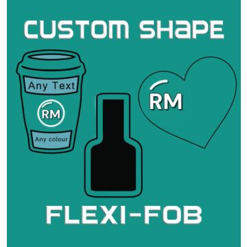 Custom Shape Flexi-Fob Keyring