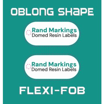 Oblong Flexi-Fob Keyring