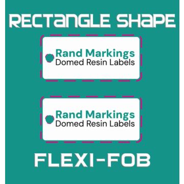 Rectangle Flexi-Fob Keyring