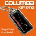 Columba Metal Keyring