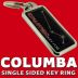 Columba Metal Keyring