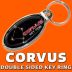 Corvus Metal Keyring