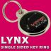 Lynx Metal Keyring