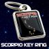 Scorpio Metal Keyring